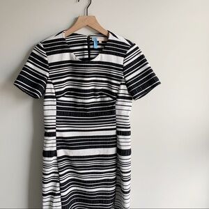 Anthro | Hutch | Black & White Stripe Dress sz S